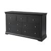 Toulouse Black Painted Grande 3 Over 4 Extra Large Chest of Drawers - £100 OFF FLASH SALE - 8