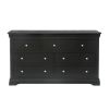Toulouse Black Painted Grande 3 Over 4 Extra Large Chest of Drawers - £100 OFF FLASH SALE - 9