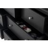 Toulouse Black Painted Grande 3 Over 4 Extra Large Chest of Drawers - £100 OFF FLASH SALE - 11