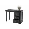 Toulouse Black Painted Single Pedestal Dressing Table - £50 OFF FLASH SALE - 9
