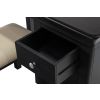 Toulouse Black Painted Single Pedestal Dressing Table - £50 OFF FLASH SALE - 10