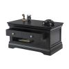 Toulouse Black Painted Coffee Table 1 Drawer - £40 OFF SUMMER SALE - 7