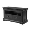 Toulouse Black Painted Fully Assembled TV Unit 2 Drawers - £60 OFF FLASH SALE - 5 Toulouse Black Painted Fully Assembled TV Unit 2 Drawers - £60 OFF FLASH SALE - 5