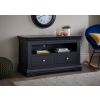 Toulouse Black Painted Fully Assembled TV Unit 2 Drawers - £60 OFF FLASH SALE - 2 Toulouse Black Painted Fully Assembled TV Unit 2 Drawers - £60 OFF FLASH SALE - 2
