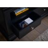 Toulouse Black Painted Fully Assembled TV Unit 2 Drawers - £60 OFF FLASH SALE - 4 Toulouse Black Painted Fully Assembled TV Unit 2 Drawers - £60 OFF FLASH SALE - 4