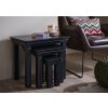 Toulouse Black Painted Fully Assembled Nest Of 3 Tables - SUMMER SALE - 2