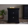 Toulouse Black Painted 2 Drawer Assembled Bedside Table - £30 OFF SUMMER SALE - 13