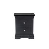 Toulouse Black Painted 2 Drawer Assembled Bedside Table - £30 OFF SUMMER SALE - 7