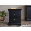Toulouse Black Painted 2 Drawer Assembled Bedside Table - £30 OFF SUMMER SALE - 3