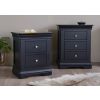 Toulouse Black Painted 2 Drawer Assembled Bedside Table - £30 OFF SUMMER SALE - 5