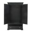 Toulouse Black Painted Double Wardrobe with Drawer - £50 OFF SUMMER SALE - 11