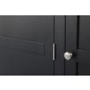 Toulouse Black Painted Large Triple Wardrobe with Drawer - £200 OFF SUMMER SALE - 14