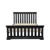 Toulouse Black Painted 4 foot 6 inches Slatted Double Bed - SUMMER SALE - 9