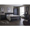 Toulouse Black Painted 4 foot 6 inches Slatted Double Bed - SUMMER SALE - 7