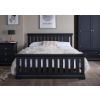 Toulouse Black Painted 4 foot 6 inches Slatted Double Bed - SUMMER SALE - 4