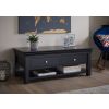 Toulouse Black Painted Large Coffee Table 4 Drawers with Shelf - £50 OFF FLASH SALE EXTENDED - 2