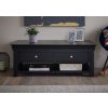 Toulouse Black Painted Large Coffee Table 4 Drawers with Shelf - £50 OFF FLASH SALE EXTENDED - 3