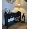 Toulouse Black Painted 3 Drawer Large Assembled Console Table - £40 OFF SUMMER SALE - 3