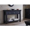 Toulouse Black Painted 3 Drawer Large Assembled Console Table - £40 OFF SUMMER SALE - 2