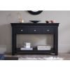 Toulouse Black Painted 3 Drawer Large Assembled Console Table - £40 OFF SUMMER SALE - 4