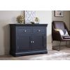 Toulouse 100cm Black Painted Assembled Sideboard with Drawers - £50 OFF SUMMER SALE - 2