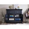 Toulouse 100cm Black Painted Assembled Sideboard with Drawers - £50 OFF SUMMER SALE - 4
