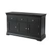 Toulouse 140cm Black Painted Large Assembled Sideboard - £80 OFF SUMMER SALE - 6