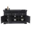 Toulouse 140cm Black Painted Large Assembled Sideboard - £80 OFF SUMMER SALE - 9