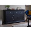 Toulouse 140cm Black Painted Large Assembled Sideboard - £80 OFF SUMMER SALE - 2
