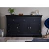 Toulouse 140cm Black Painted Large Assembled Sideboard - £80 OFF SUMMER SALE - 11