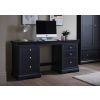 Toulouse Black Painted Double Pedestal Large Dressing Table - £70 OFF SUMMER SALE - 11