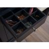 Toulouse Black Painted Double Pedestal Large Dressing Table - £70 OFF SUMMER SALE - 5
