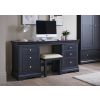 Toulouse Black Painted Double Pedestal Large Dressing Table - £70 OFF SUMMER SALE - 3