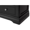 Toulouse Black Painted Grande 1.8m Large Assembled TV Unit With 4 Drawers - £60 OFF SUMMER SALE - 4