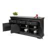 Toulouse Black Painted 160cm Large Fully Assembled Sideboard - £100 OFF SUMMER SALE - 5