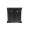 Toulouse 80cm Black Painted Small Assembled Sideboard - £40 OFF SUMMER SALE - 3