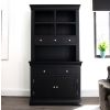 Toulouse Black Painted 100cm Buffet and Hutch Dresser Display Unit - SUMMER SALE - 2
