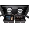 Toulouse Black Painted Tall Glass Display Cabinet with Drawers - £100 OFF SUMMER SALE - 6