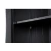 Toulouse Black Painted Tall Glass Display Cabinet with Drawers - £100 OFF SUMMER SALE - 7