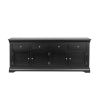 Toulouse Large 200cm Black Painted Sideboard - £100 OFF FLASH SALE - 3