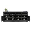 Toulouse Large 200cm Black Painted Sideboard - £100 OFF FLASH SALE - 5