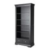 Toulouse Black Painted Tall Bookcase 2 Drawers - £70 OFF SUMMER SALE - 2