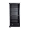 Toulouse Black Painted Tall Bookcase 2 Drawers - £70 OFF SUMMER SALE - 3