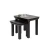 Toulouse Black Painted Assembled Nest Of Two Tables - 20% OFF FLASH SALE - 4