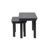 Toulouse Black Painted Assembled Nest Of Two Tables - 20% OFF FLASH SALE - 5