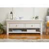 Toulouse Large Grey Painted Coffee Table 4 Drawers with Shelf - SUMMER SALE - 4