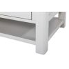 Toulouse Large Grey Painted Coffee Table 4 Drawers with Shelf - SUMMER SALE - 13