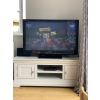 Toulouse Large Grey Painted Assembled TV Unit 2 Doors and Shelf - £40 OFF SUMMER SALE - 5