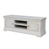 Toulouse Large Grey Painted Assembled TV Unit 2 Doors and Shelf - £40 OFF SUMMER SALE - 4