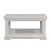 Toulouse Grey Painted Assembled Coffee Table with Shelf - SUMMER SALE - 7